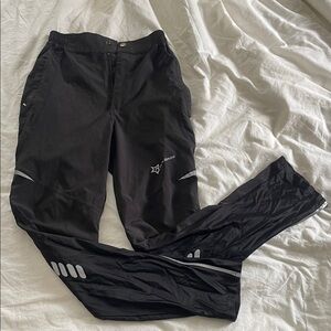 Rockbros Black Men's Cycling Pants with Reflective Accents